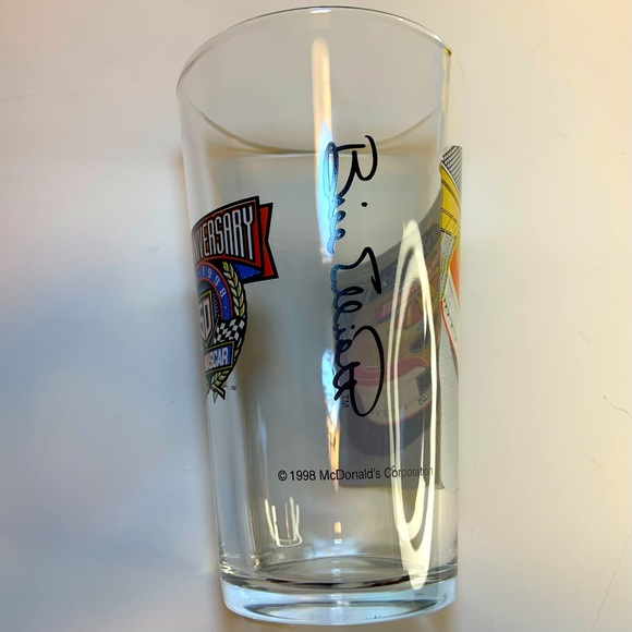Bill Elliott 1998 Nascar 50th Anniversary McDonald's Set of 3 Drinking Glass - Picture 3 of 4